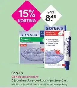 DA SoreFix Gehele assortiment aanbieding