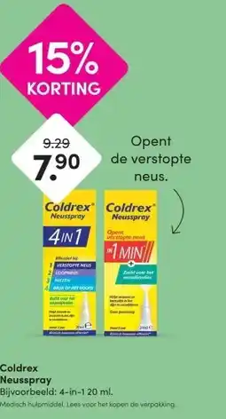 DA Coldrex Neusspray Bijvoorbeeld: 4-in-1 20 ml. aanbieding