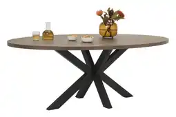 Woonsquare Varese eettafel ovaal aanbieding