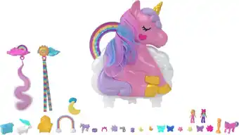 Bol.com Polly Pocket Regenboog eenhoorn koffer - Speelfigurenset aanbieding