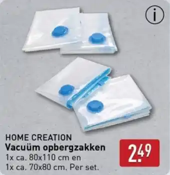 ALDI Home creation vacuüm opbergzakken aanbieding