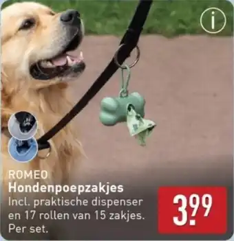 ALDI Romeo Hondenpoepzakjes aanbieding