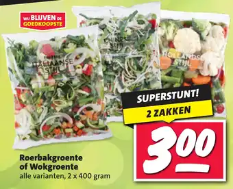 Nettorama Roerbakgroente of Wokgroente aanbieding