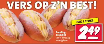 Nettorama Pudding broodjes aanbieding