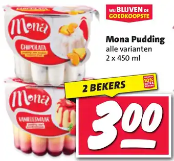 Nettorama Mona Pudding aanbieding