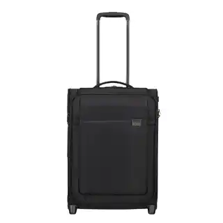 Amazon Samsonite airea - rechtop op toppocket uitbreidbare handbagage, 2 rollen, 55 cm, 41/46 L, zwart aanbieding