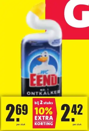 Nettorama WC eend aanbieding