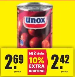 Nettorama Unox aanbieding