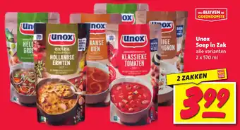 Nettorama Unox Soep in Zak aanbieding