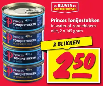 Nettorama Princes Tonijnstukken aanbieding