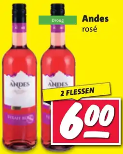 Nettorama Andes rosé aanbieding