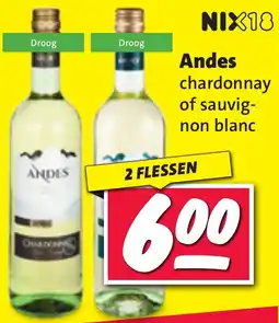 Nettorama Andes chardonnay of sauvignon blanc aanbieding