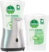 Bol.com Dettol - Automatische Zeepdispenser No Touch & 2x250ml Handzeep No Touch Navulling - Aloe Vera aanbieding