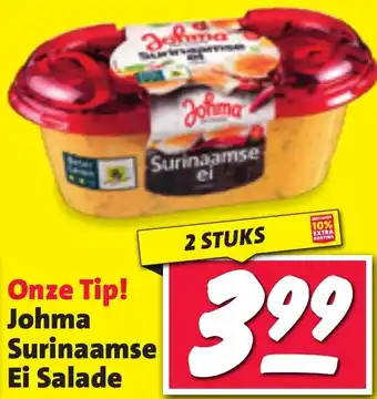 Nettorama Onze Tip! Johma Surinaamse Ei Salade aanbieding