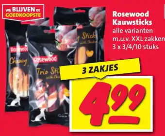 Nettorama Rosewood Kauwsticks aanbieding