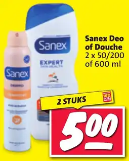 Nettorama Sanex Deo of Douche aanbieding