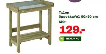 Welkoop Talen Oppottafel 90x50 cm aanbieding