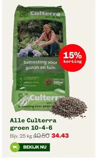 Welkoop Alle Culterra groen 10-4-6 aanbieding