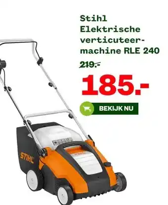 Welkoop Stihl Elektrische verticuteer- machine RLE 240 aanbieding