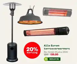 Welkoop Alle Eurom terrasverwarmers aanbieding