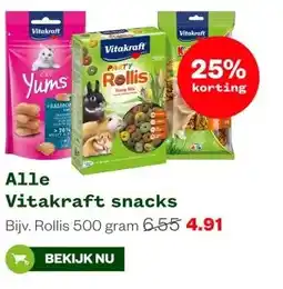 Welkoop Alle Vitakraft snacks aanbieding