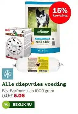 Welkoop Alle diepvries voeding B aanbieding