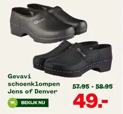 Welkoop Gevavi schoenklompen Jens of Denver aanbieding