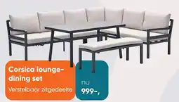 Van der Garde tuinmeubelen Corsica lounge dining set aanbieding