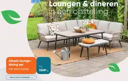 Van der Garde tuinmeubelen Allasio lounge dining set aanbieding