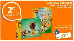 Trekpleister Alle LEGO bouwsets Alléén van dinsdag 18 t/m zondag 23 maart. aanbieding