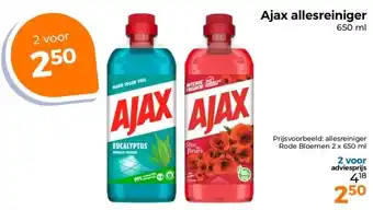 Trekpleister Ajax allesreiniger 650 ml aanbieding