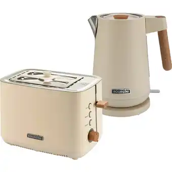 Albert Heijn Bourgini Harmony toaster & kettle 1.7 liter aanbieding