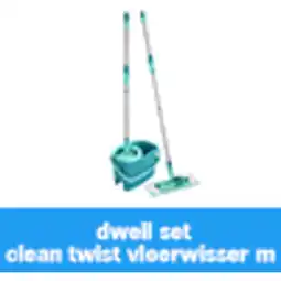 Albert Heijn Leifheit Clean Twist vloerwisser M 33 cm set aanbieding