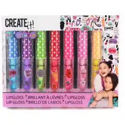 Douglas Create It! Lipgloss met Glitter & Geur 7-delig aanbieding