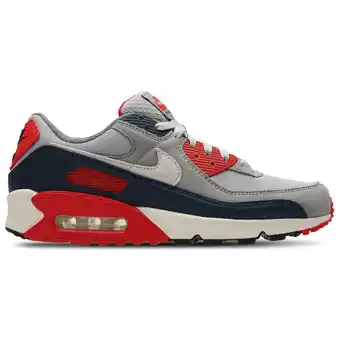 Foot Locker Nike Air Max 90 Heren Schoenen - Grijs - Maat: 42 - Mesh/Synthetisch - Foot Locker aanbieding