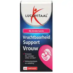 Holland & Barrett Lucovitaal Vruchtbaarheid Support Vrouw - 60 capsules aanbieding