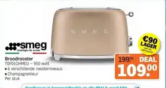 Albert Heijn Smeg Broodrooster aanbieding