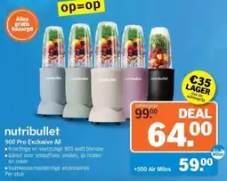 Albert Heijn Nutribullet 900 Pro Exclusive All aanbieding