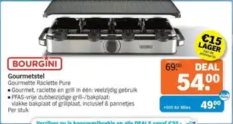 Albert Heijn Bourgini Gourmetstel aanbieding