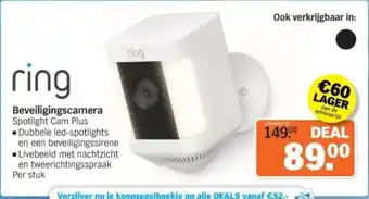 Albert Heijn Ring Beveiligingscamera aanbieding