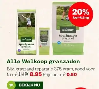 Welkoop Alle Welkoop graszaden aanbieding