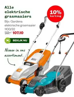 Welkoop Alle elektrische grasmaaiers aanbieding