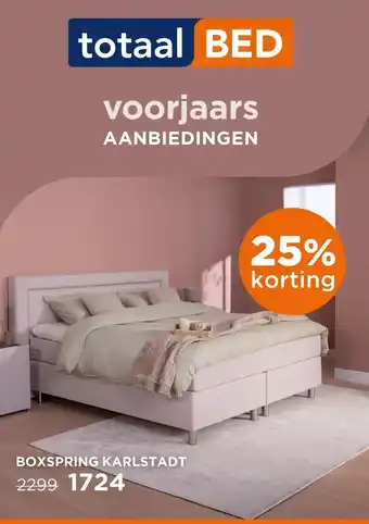 TotaalBED Boxspring Karlstadt aanbieding