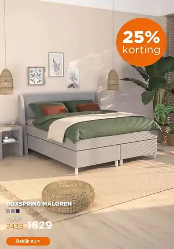 TotaalBED Boxspring Maloren aanbieding