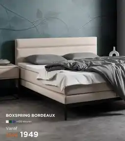 TotaalBED Boxspring Bordeaux aanbieding