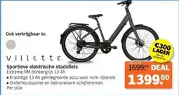 Albert Heijn Villette Sportieve elektrische stadsfiets aanbieding