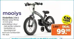 Albert Heijn Mooiys Kinderfiets 3 in 1 aanbieding