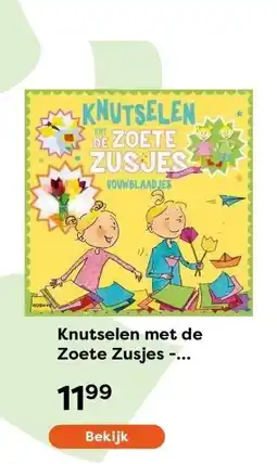 The Read Shop Knutselen met de Zoete Zusjes - vouwblaadjes aanbieding