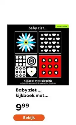 The Read Shop Baby ziet ... kijkboek met spiegeltje aanbieding