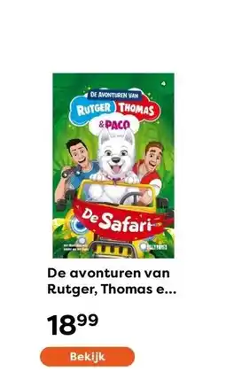 The Read Shop De avonturen van Rutger, Thomas en Paco 4 - De Safari aanbieding